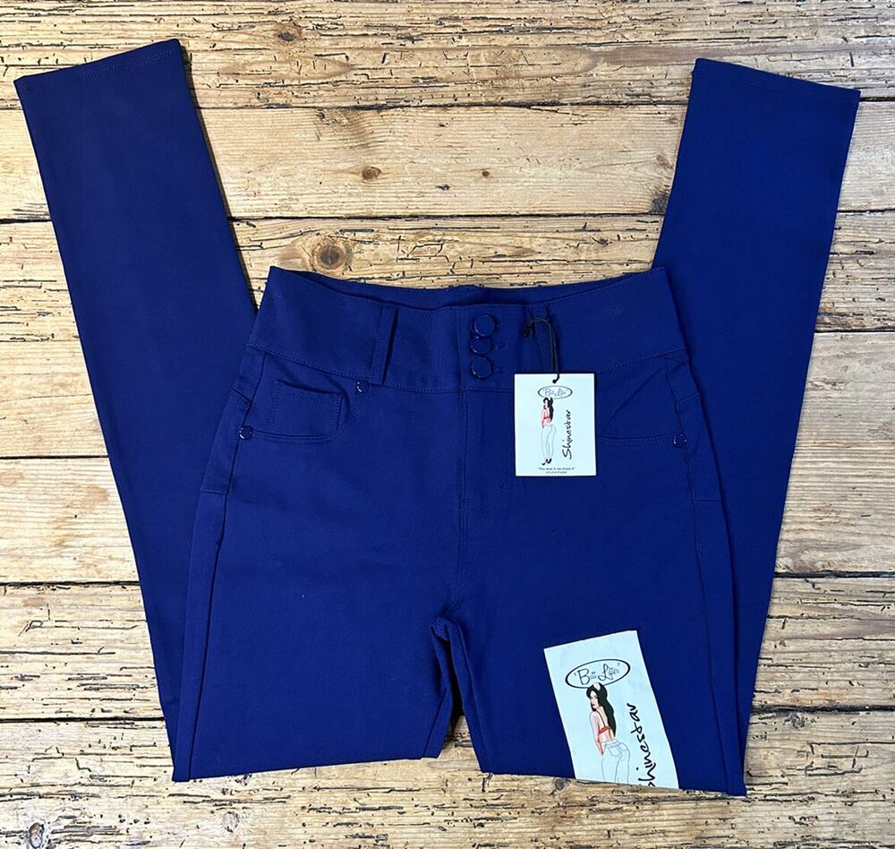 Shine star Women’s Size M Dark Blue Butt Lifter Jeggings NWT